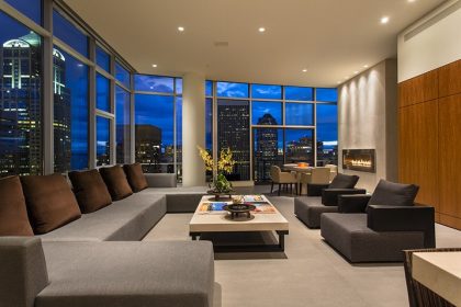 living space with greater amenities