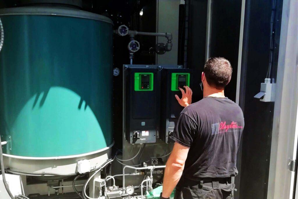 industrial steam boiler